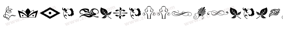 Type Embellishments Three字体转换